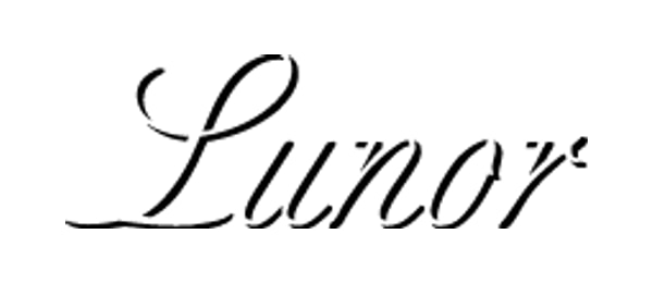 Logo Lunor - lunettes allemandes intemporelles cousues main disponibles chez L'Indice Opticien à Tours