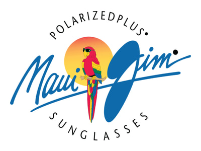 Logo Maui Jim - solaires polarisées techniques inspirées d'Hawaï disponibles chez L'Indice Opticien à Tours