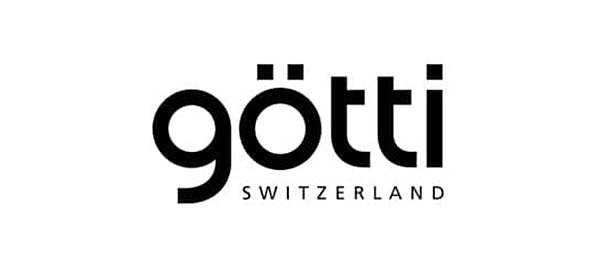 Logo Götti Switzerland - lunettes haut de gamme suisses en titane disponibles chez L'Indice Opticien à Tours